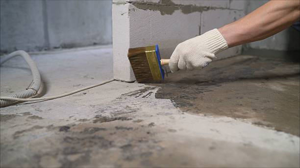 SJ Waterproofing Pros Interior Drainage System coverage map for Rodney, MI and surrounding area